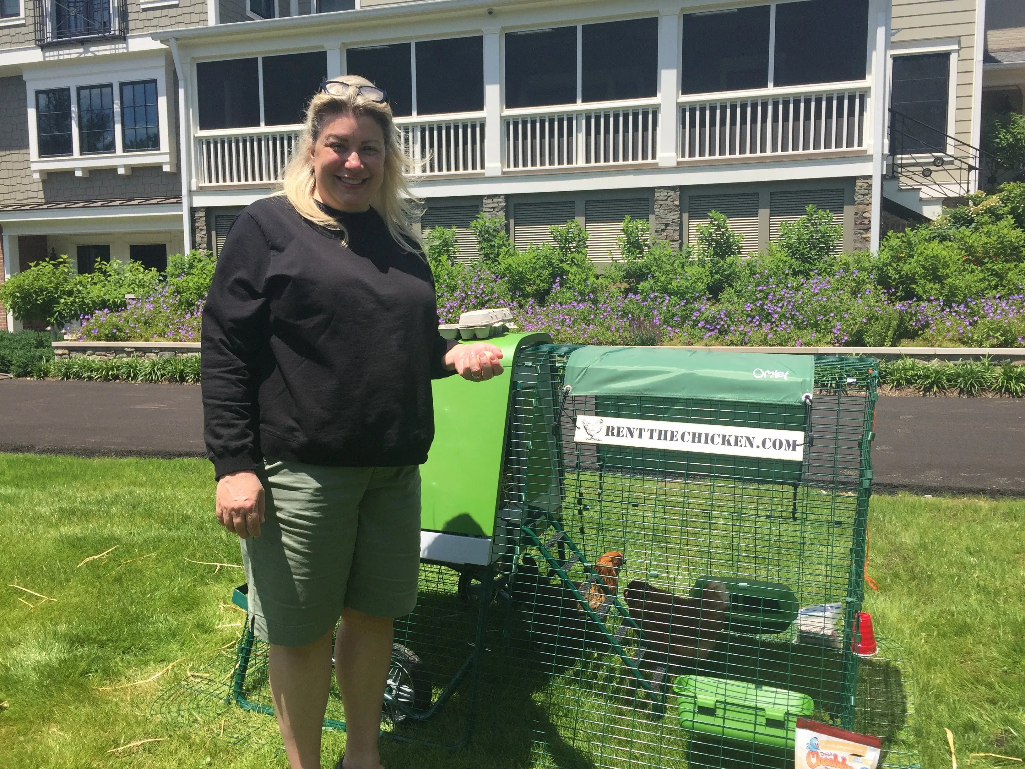 Rent The Chicken Farmer Joe's Gardens