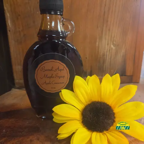 Pure Connecticut Maple Syrup in Glass Farmer Joe's Gardens