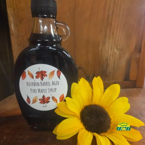 Pure Connecticut Maple Syrup in Glass Farmer Joe's Gardens