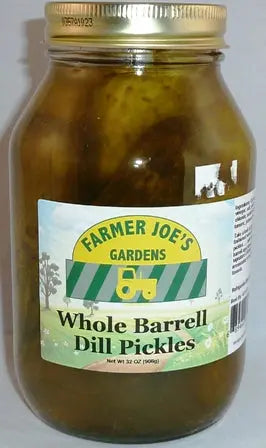 Pantry - Vegetable Appetizers - Whole Dill Brine Pickle-Whole Barrel - 32oz